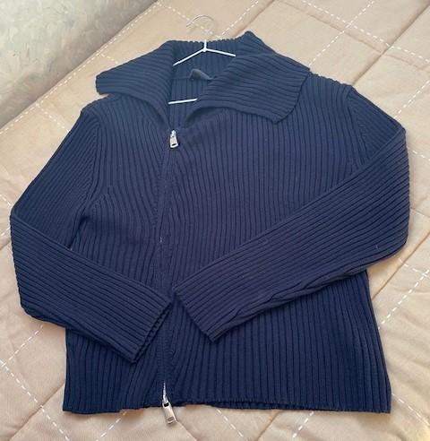 ZIP-UP RIB KNIT CARDIGAN - Image 3