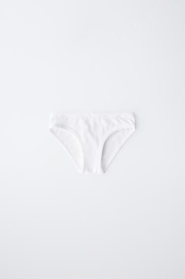 AGES 6-14 / THREE-PACK OF PLAIN BRIEFS - White by Zara - Image 2