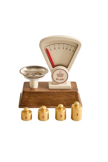 KIDS' TOY SUPERMARKET SCALE - Cream by Zara