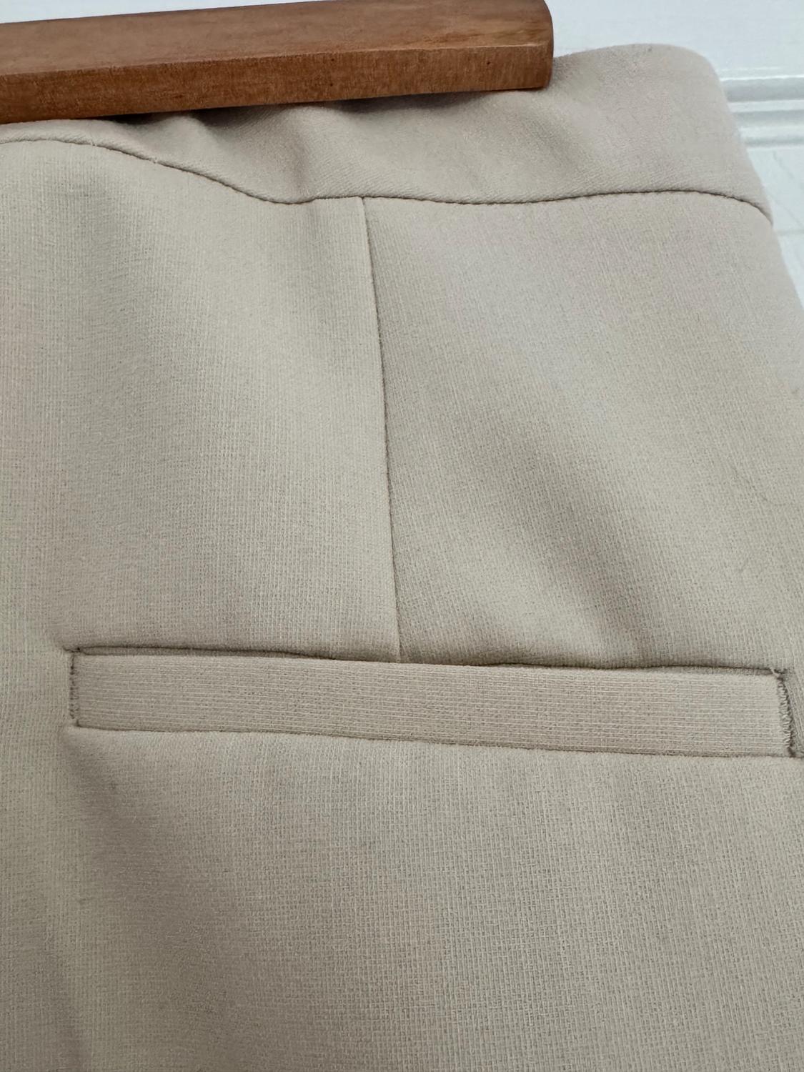 VENTED HEM STRAIGHT-LEG TROUSERS - Image 3