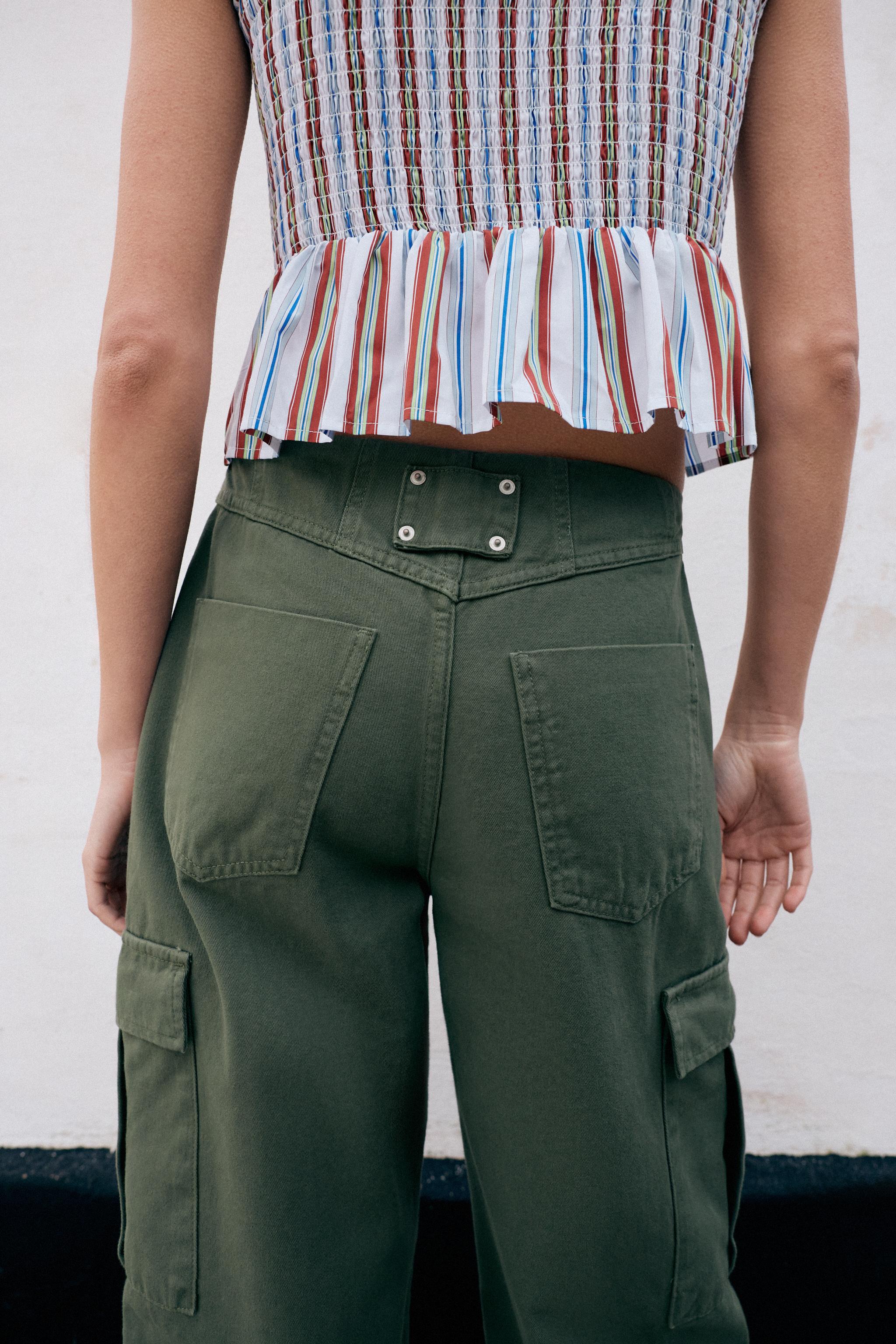 MID-RISE CARGO PANTS