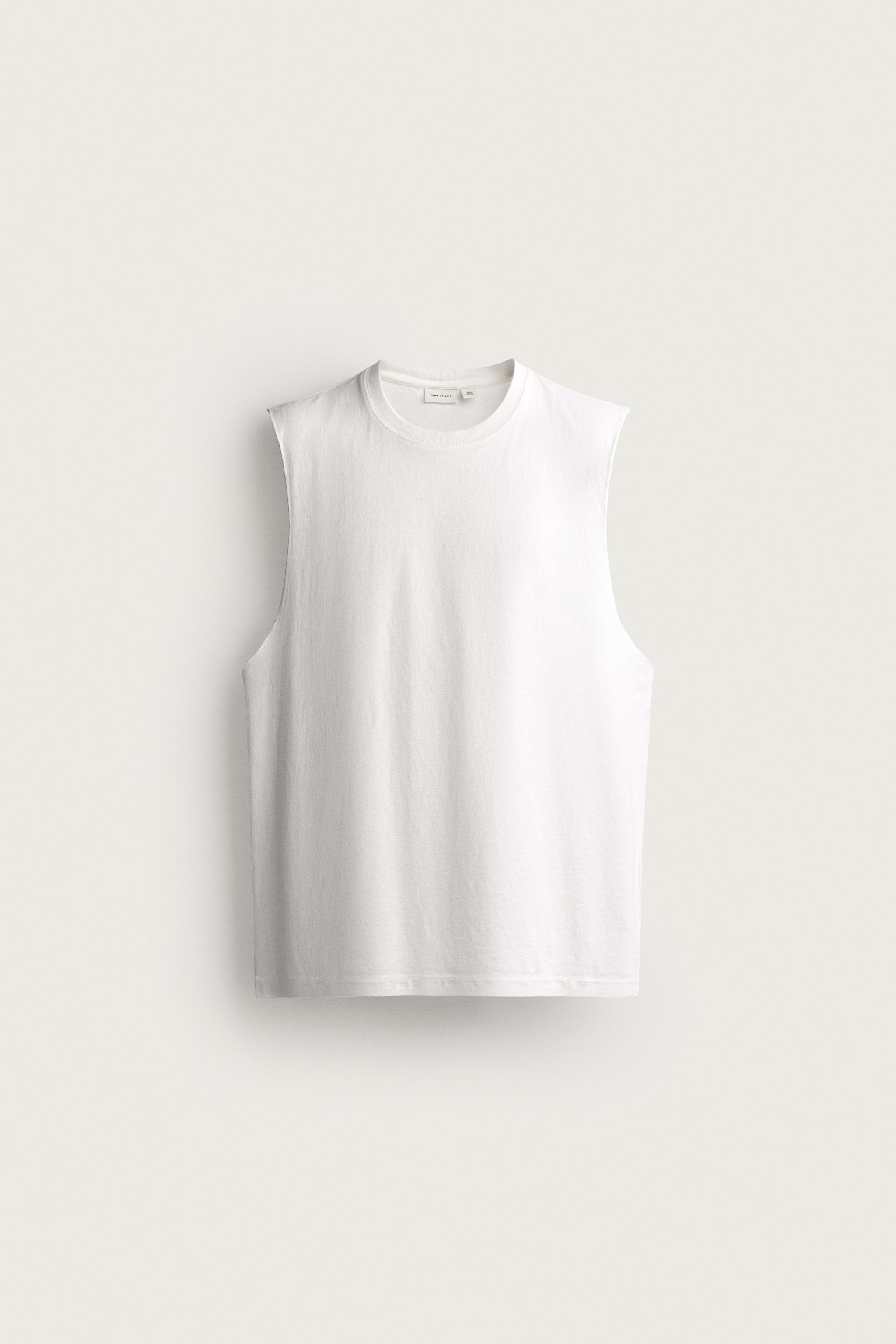LIGHTWEIGHT RELAXED FIT TANK TOP — White