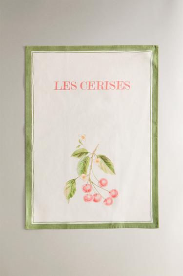 LOT PAÑOS COCINA COTON CÈDRE (LOT DE 2) - Rouge de Zara - Image 1