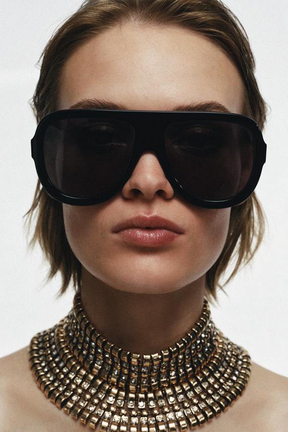 MAXI METAL PIECES CHOKER NECKLACE from Zara - $59.90