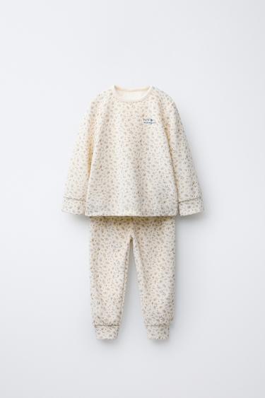 1 1/2-6 ΕΤΩΝ/ ΒΕΛΟΥΤΕ ΠΙΤΖΑΜΑ ΜΕ ΛΟΥΛΟΥΔΙΑ - Εκρού του Zara - Εικόνα 0