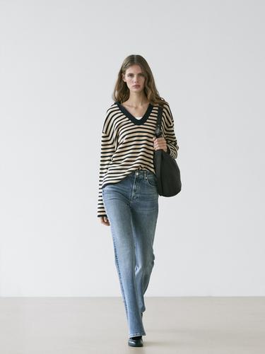 Jeans skinny flare fit - Azul medio de Zara