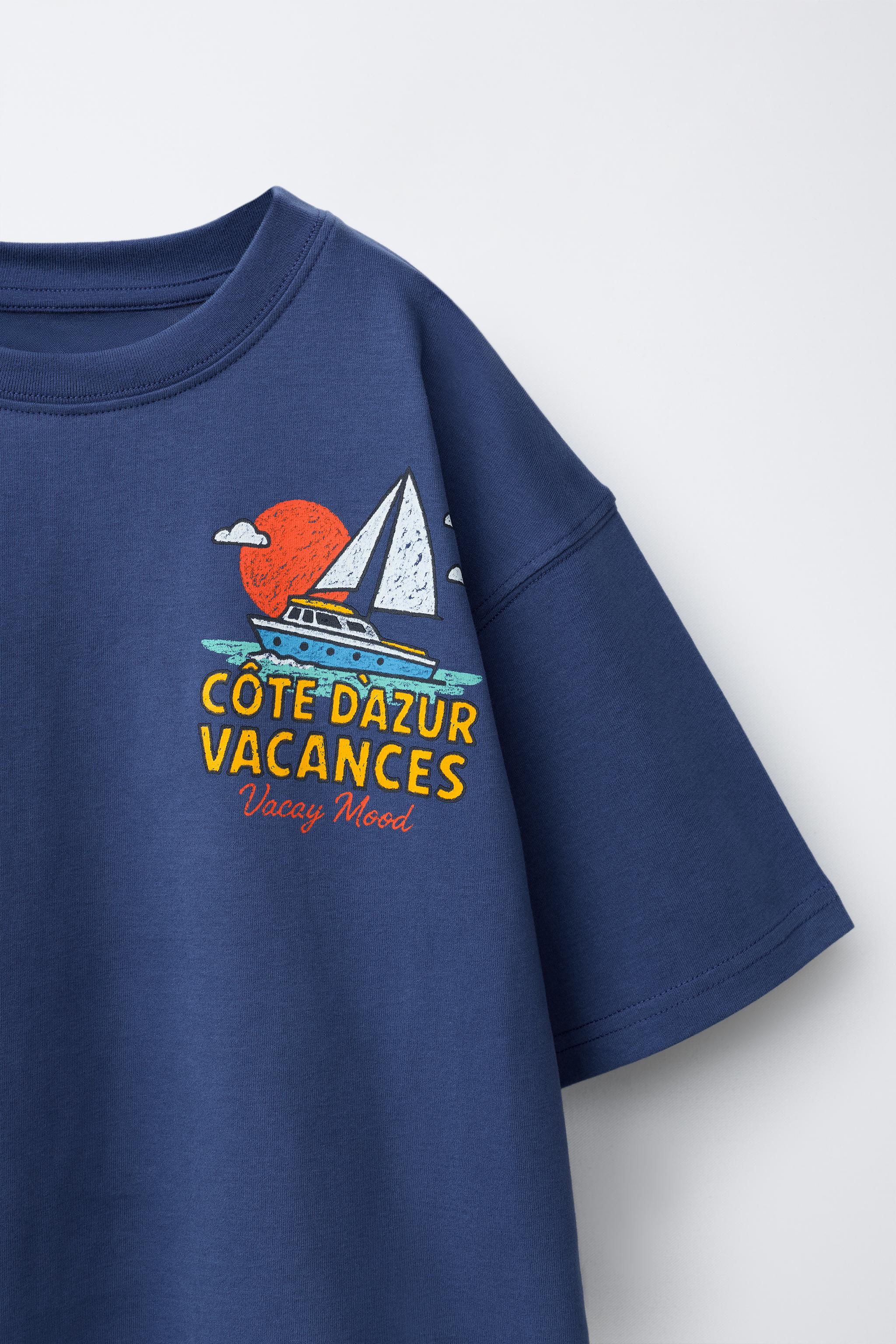 T-SHIRT À IMPRIMÉ VOILIER