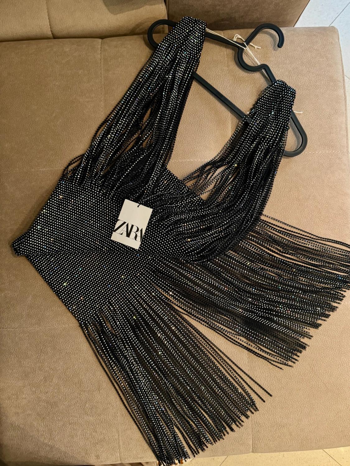 CASCADING DRESS WITH RHINESTONES - Image 6