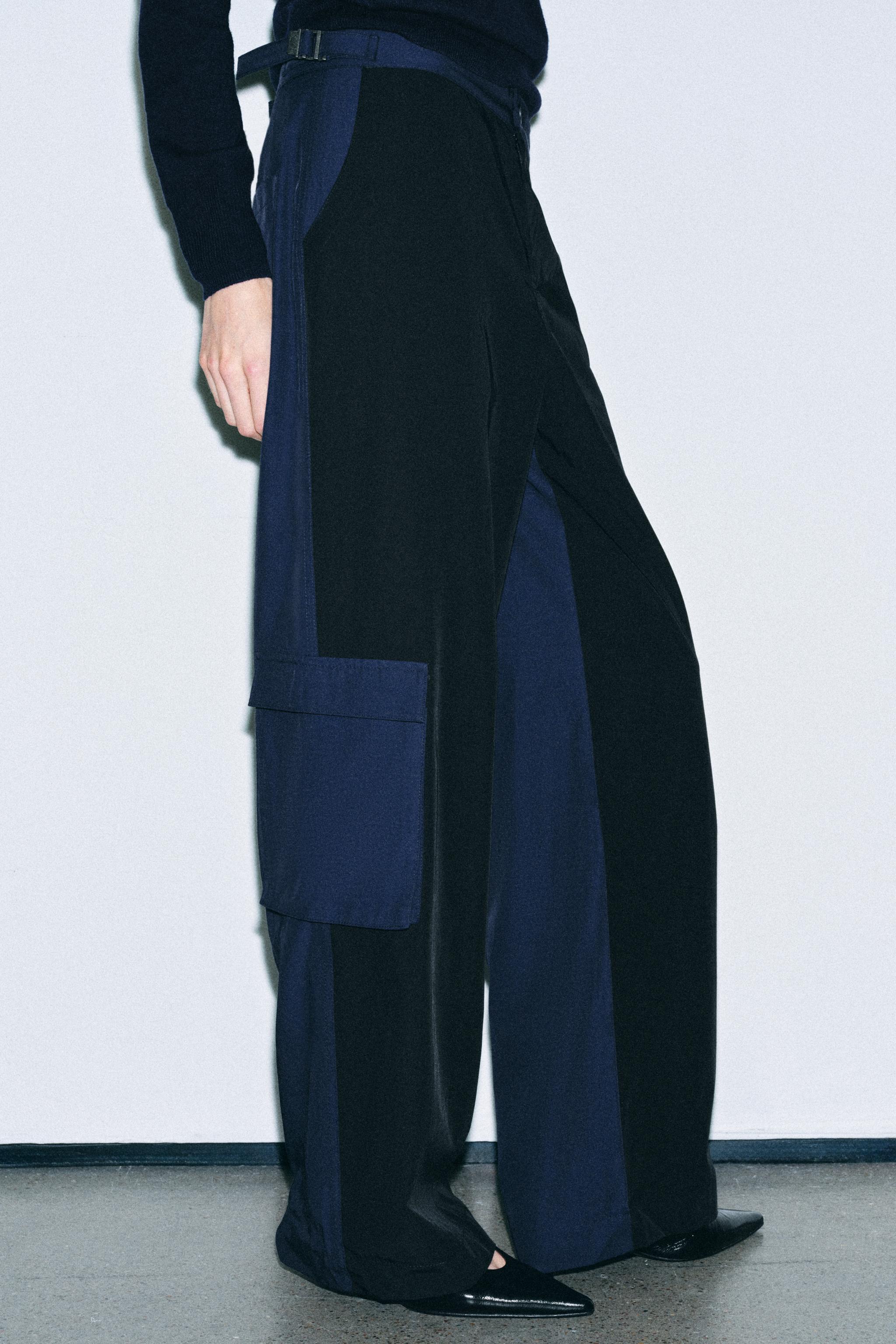 PANTALON BIMATIÈRE AVEC POCHES ZW COLLECTION