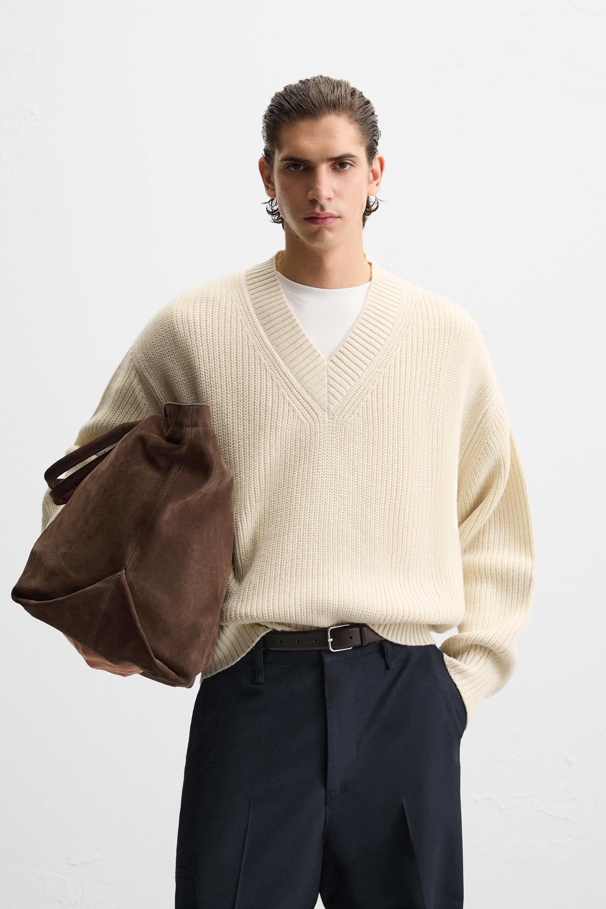Sweater Zara Jersey Cuello Cisne Zara Hombre Cuello Tortuga Hombre