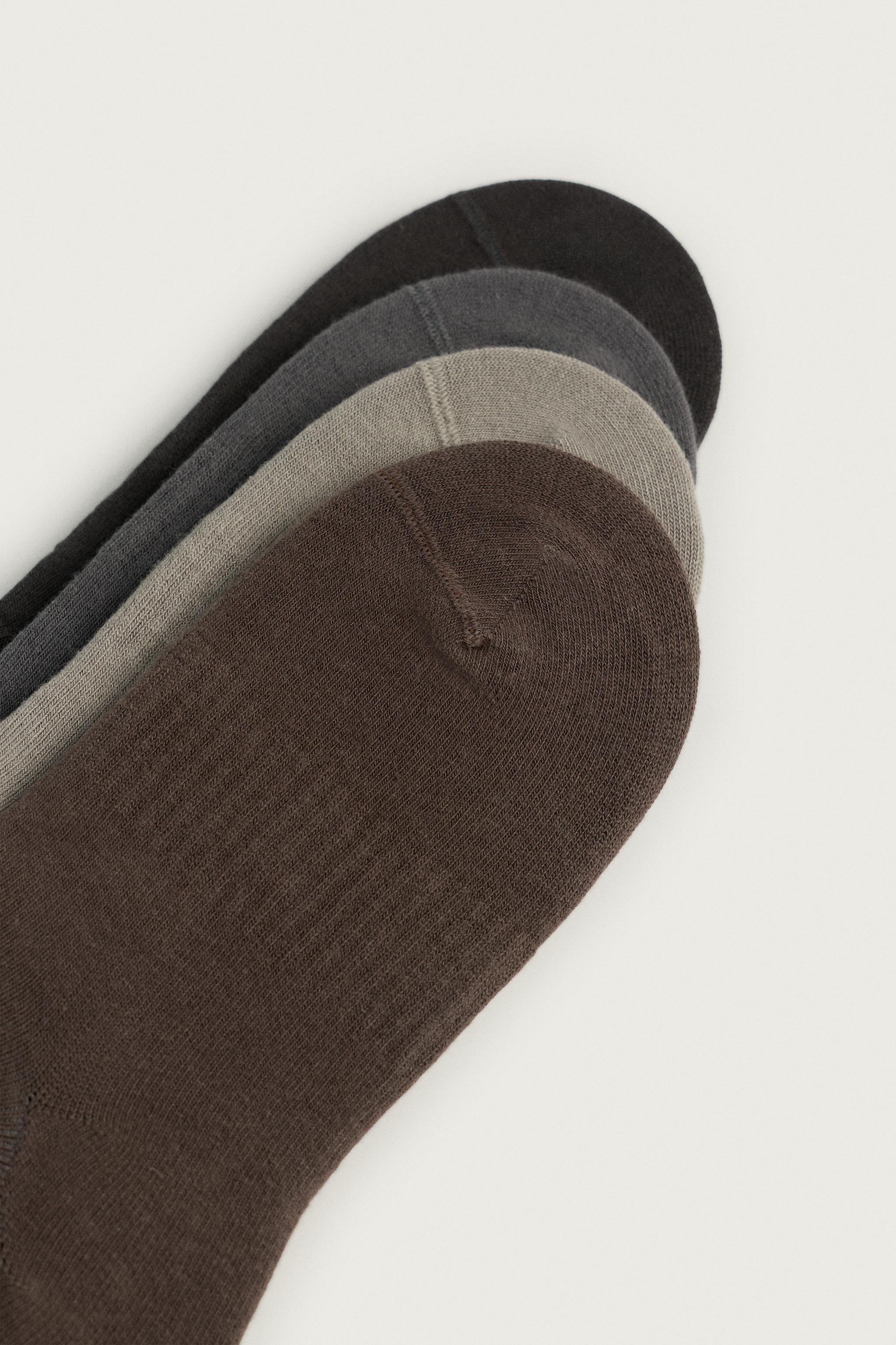 PACK OF 4 INVISIBLE SOCKS — various (alternate view)