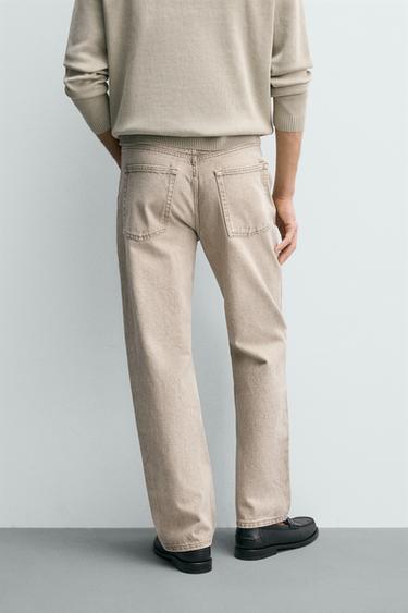 ORIGINS STRAIGHT ANKLE FIT JEANS - Light grey by Zara - Image 2