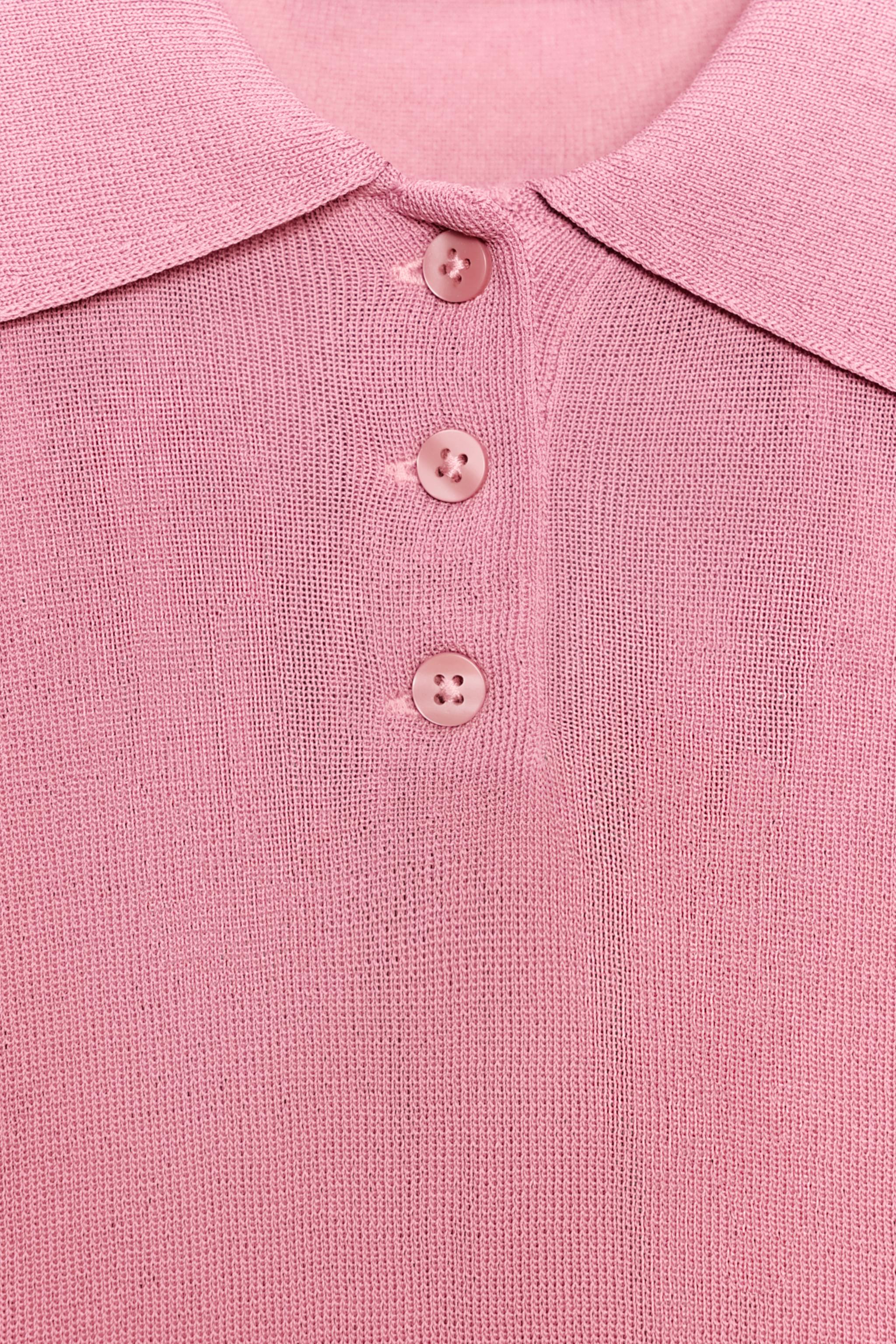 PLAIN KNIT POLO SHIRT