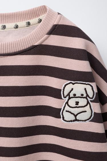 STRIPED NAON JEONG © SWEATSHIRT - Brown by Zara - Image 2