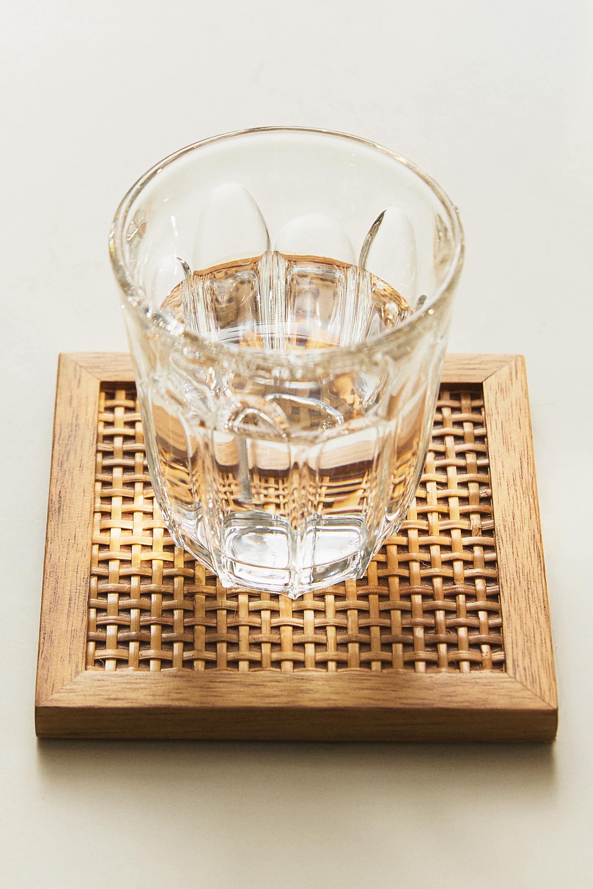 PACK DESSOUS DE VERRE EN BOIS (PACK DE 4)