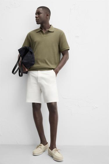 BERMUDA CHINO REGULAR FIT - Blanc cassé de Zara - Image 5