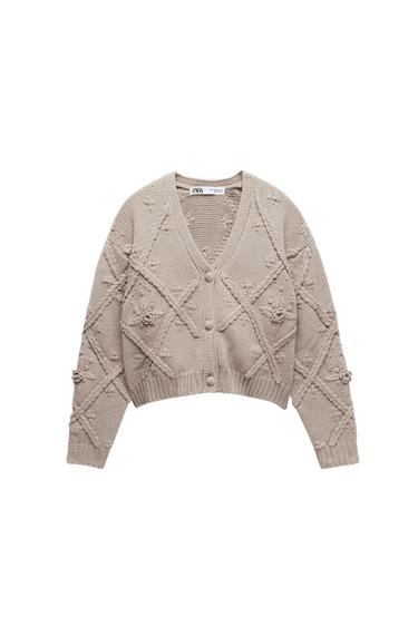 TEXTURED FLORAL JACKET