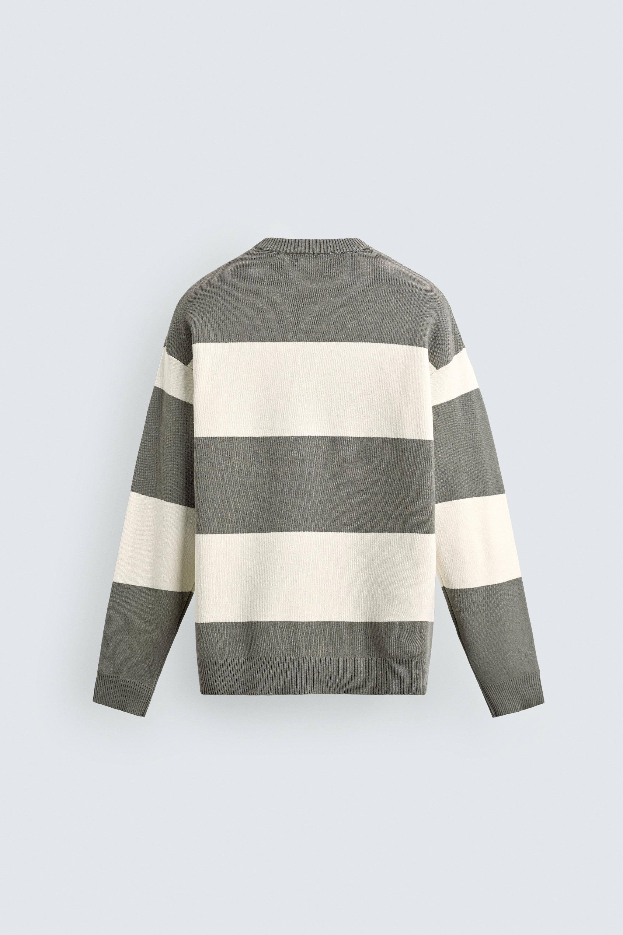 ソフトテクスチャーセーター - ストライプ | ZARA Japan / 日本