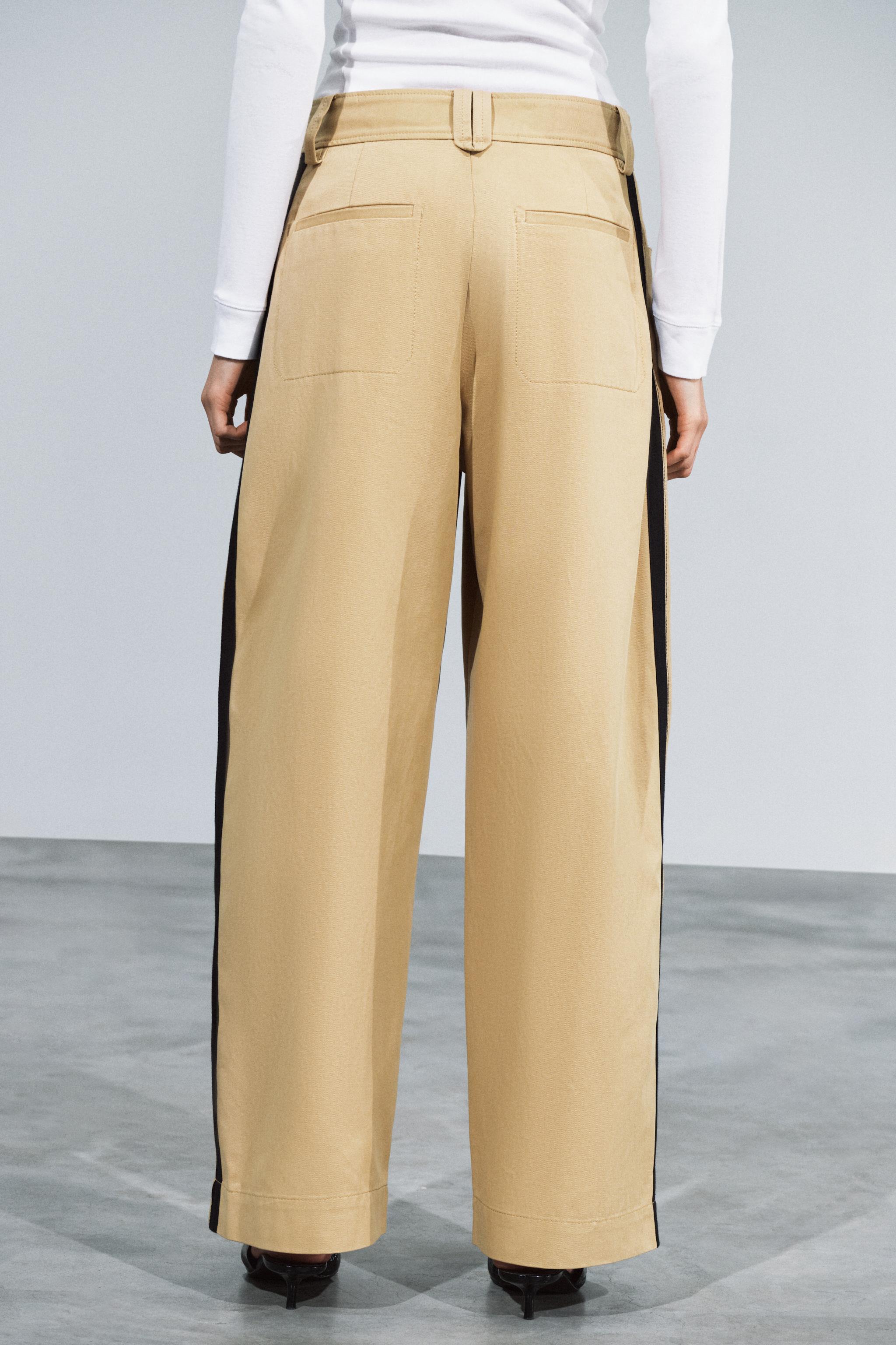 ZW COLLECTION BAGGY PANTS WITH SIDE STRIPE - thumbnail 3