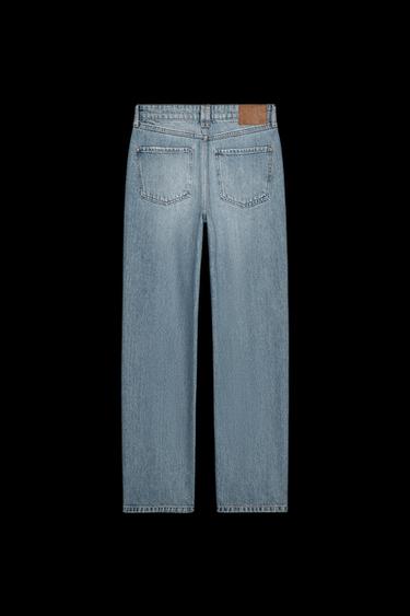 SLIM-FIT-JEANS Z1975 MIT MITTELHOHEM BUND - Mittelblau von Zara