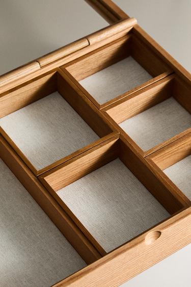 BOÎTE À BIJOUX EN BOIS - Marron de Zara - Image 3
