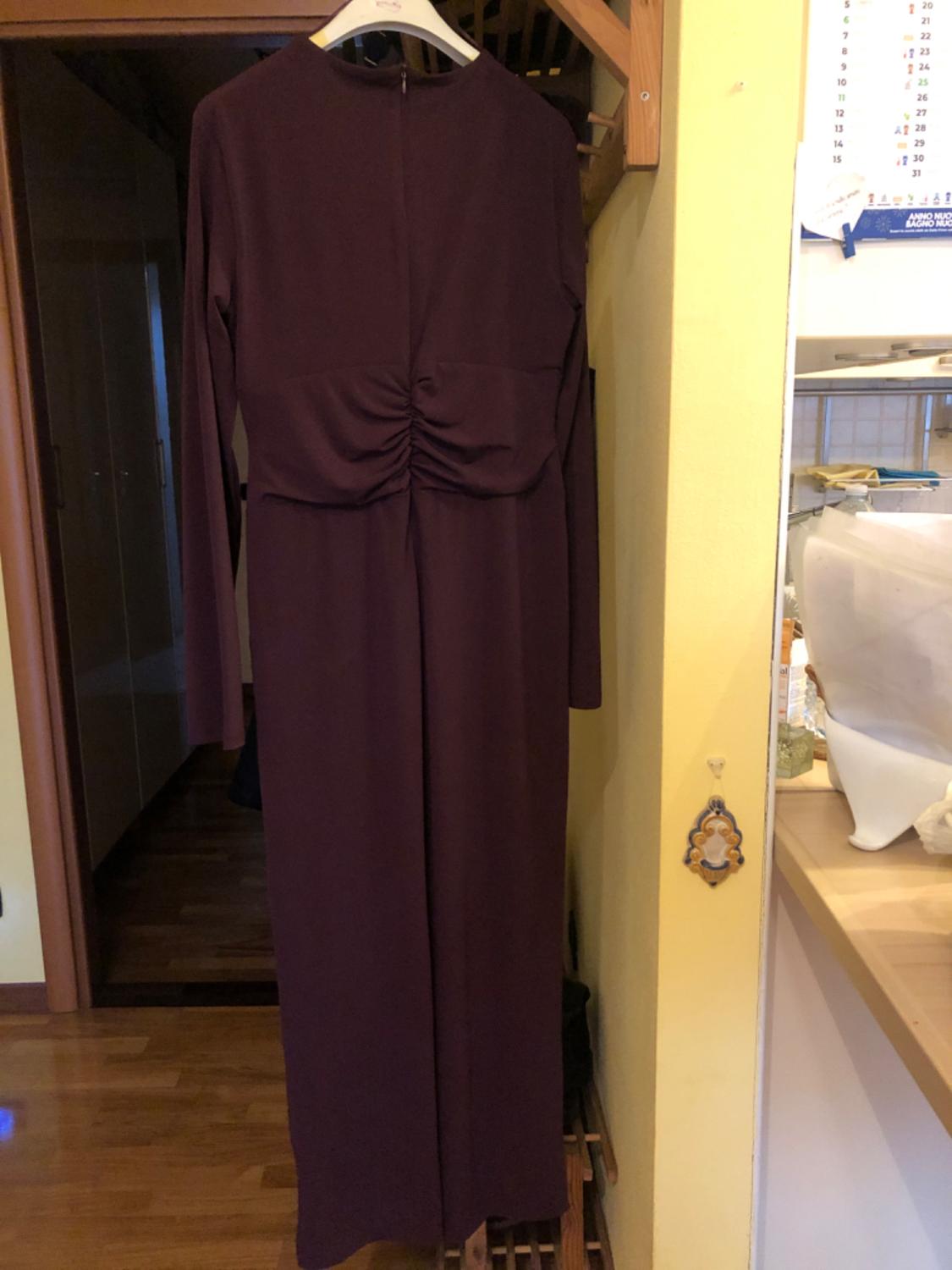 DRAPED MIDI DRESS - Image 2