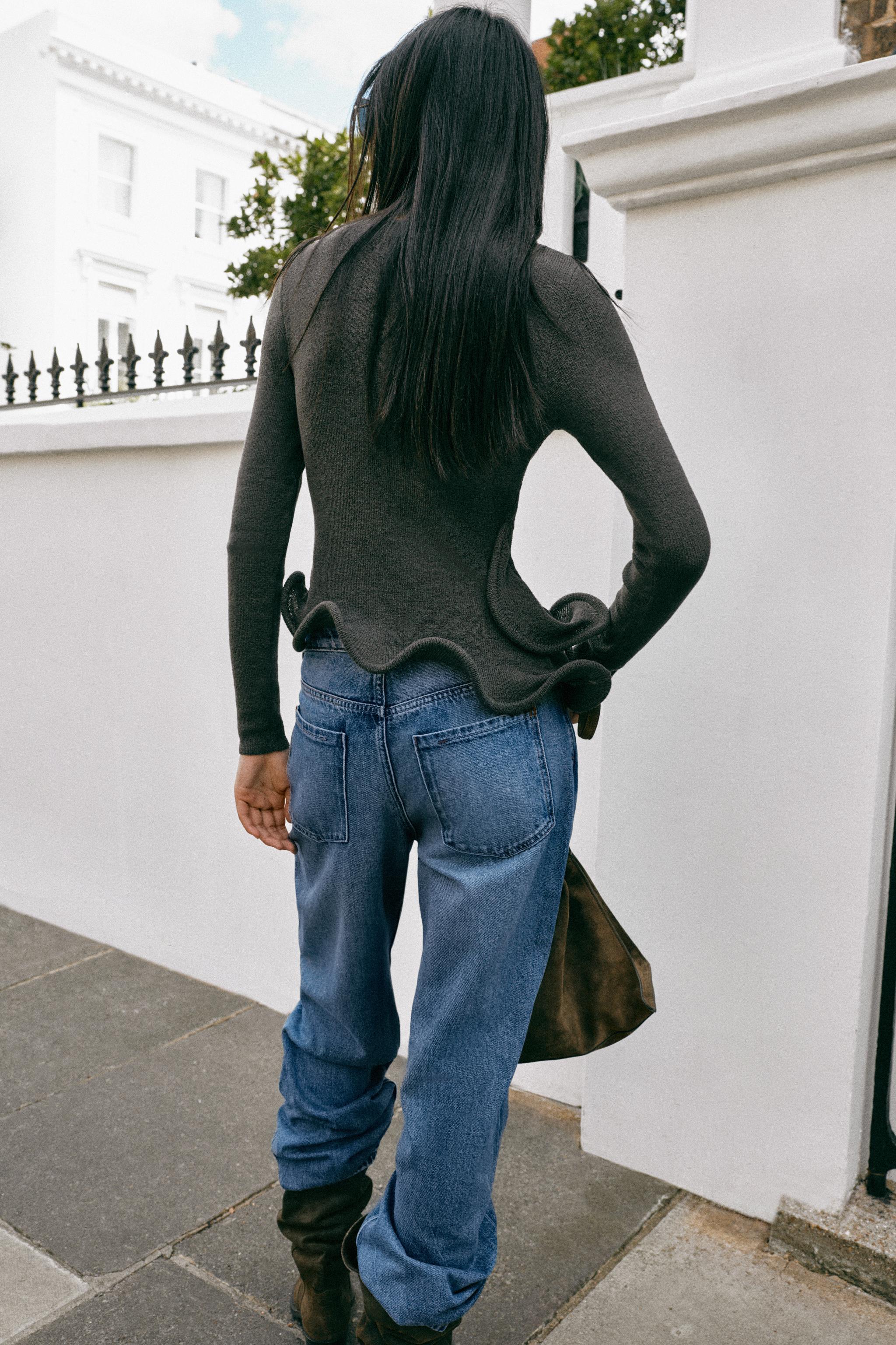 Женские свитеры Zara KNIT RFFLE JUMPER — фото 6
