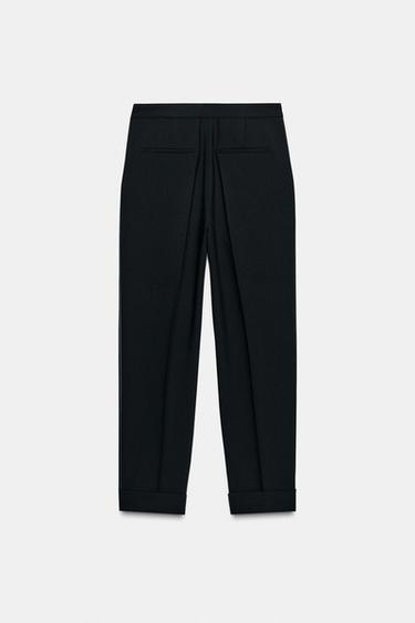 PANTALON 7/8 SMOKING - Noir de Zara - Image 5