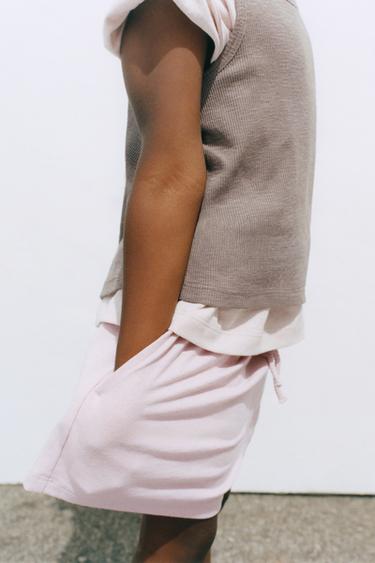 PLAIN BERMUDA SHORTS - Light pink by Zara