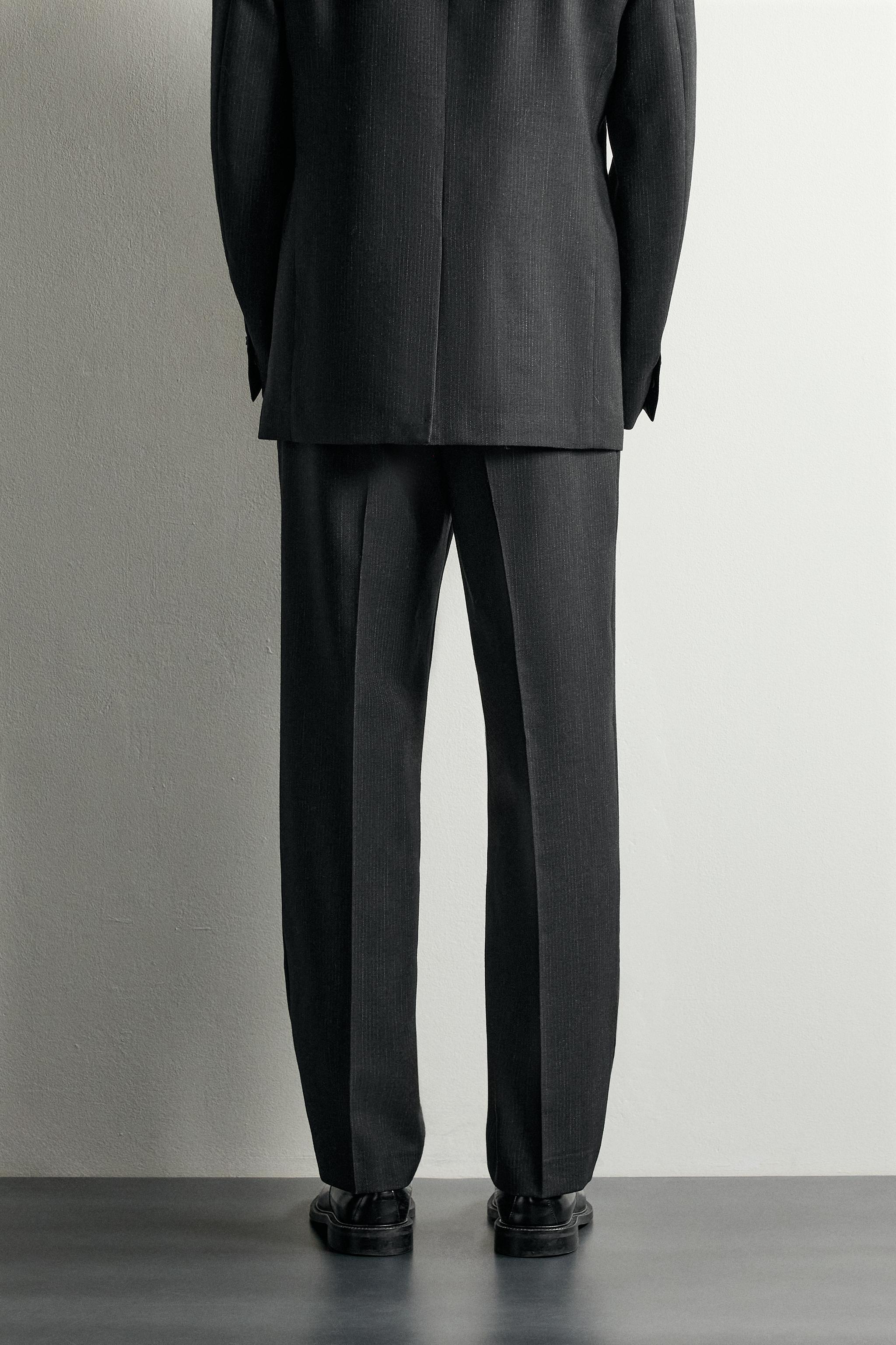 100% WOOL MANTECO® SUIT PANTS