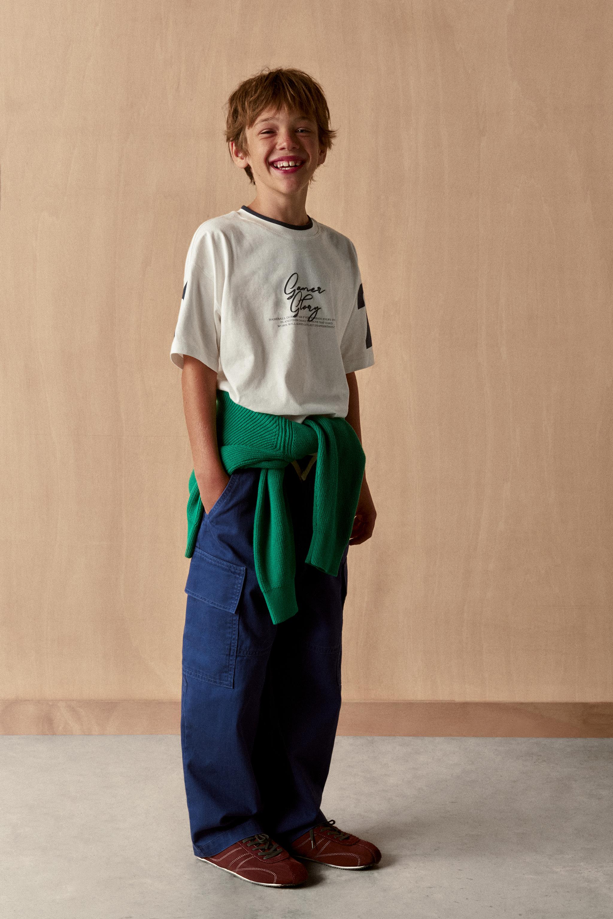 BASEBALL PRINT T-SHIRT