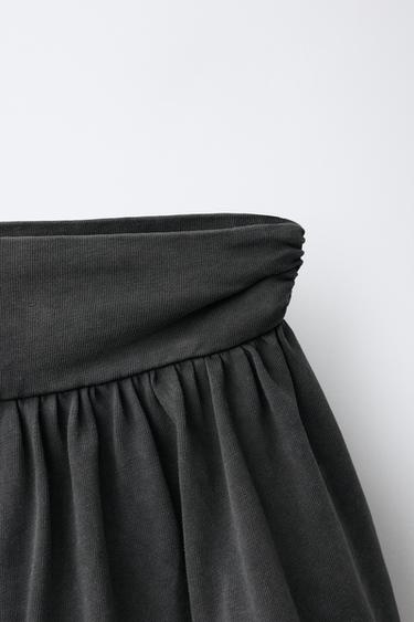 Zara HEART STUD SKIRT - Gray
