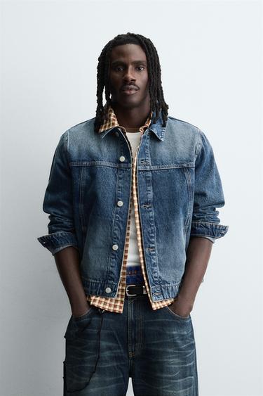 BASIC DENIM JACKET - Blue by Zara