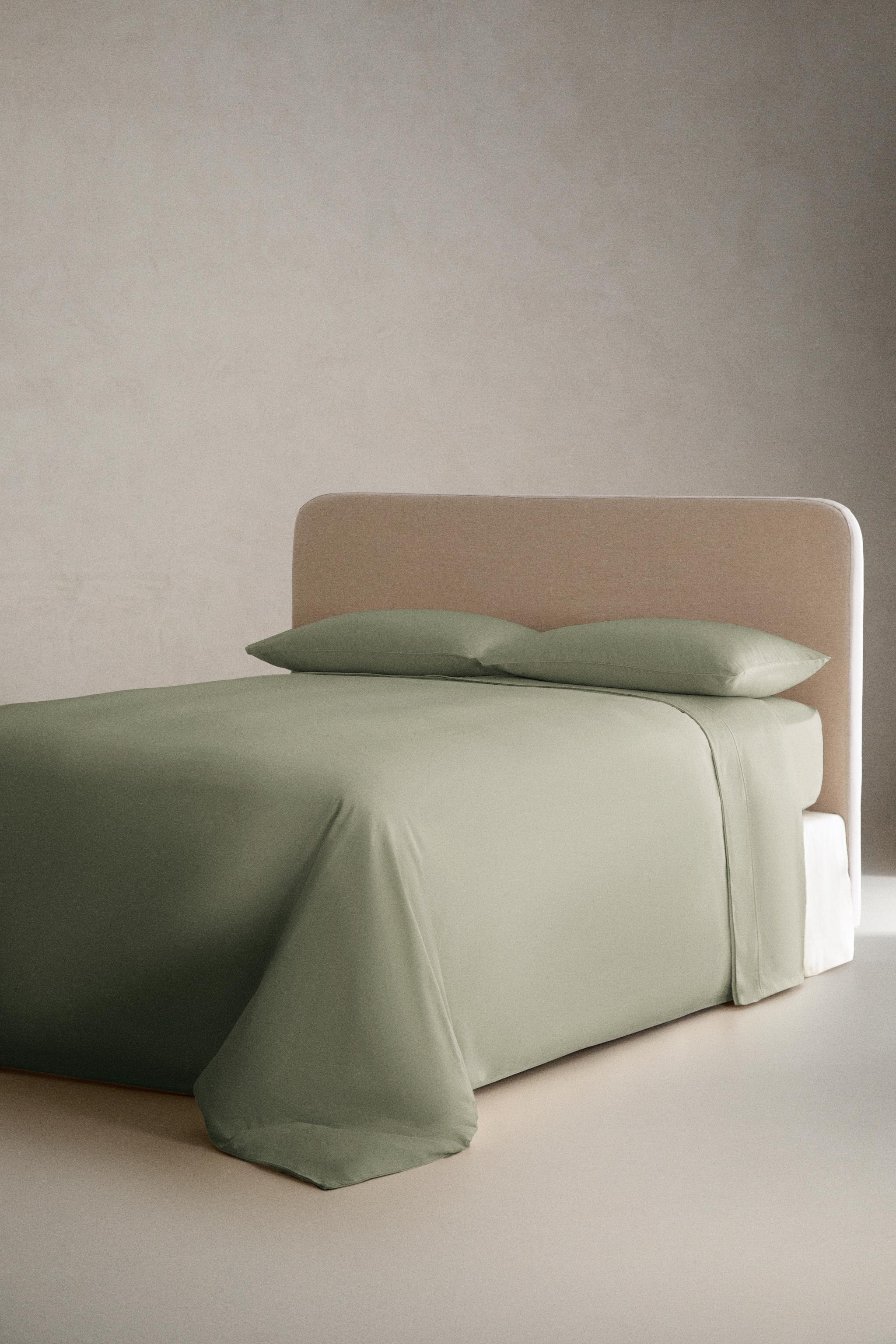 SATEEN FITTED SHEET | 15.7" THICK (500 THREAD COUNT) — dusty blue