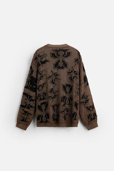 LIMITED EDITION SHINY OPENWORK SWEATER - Golden by Zara - Image 8