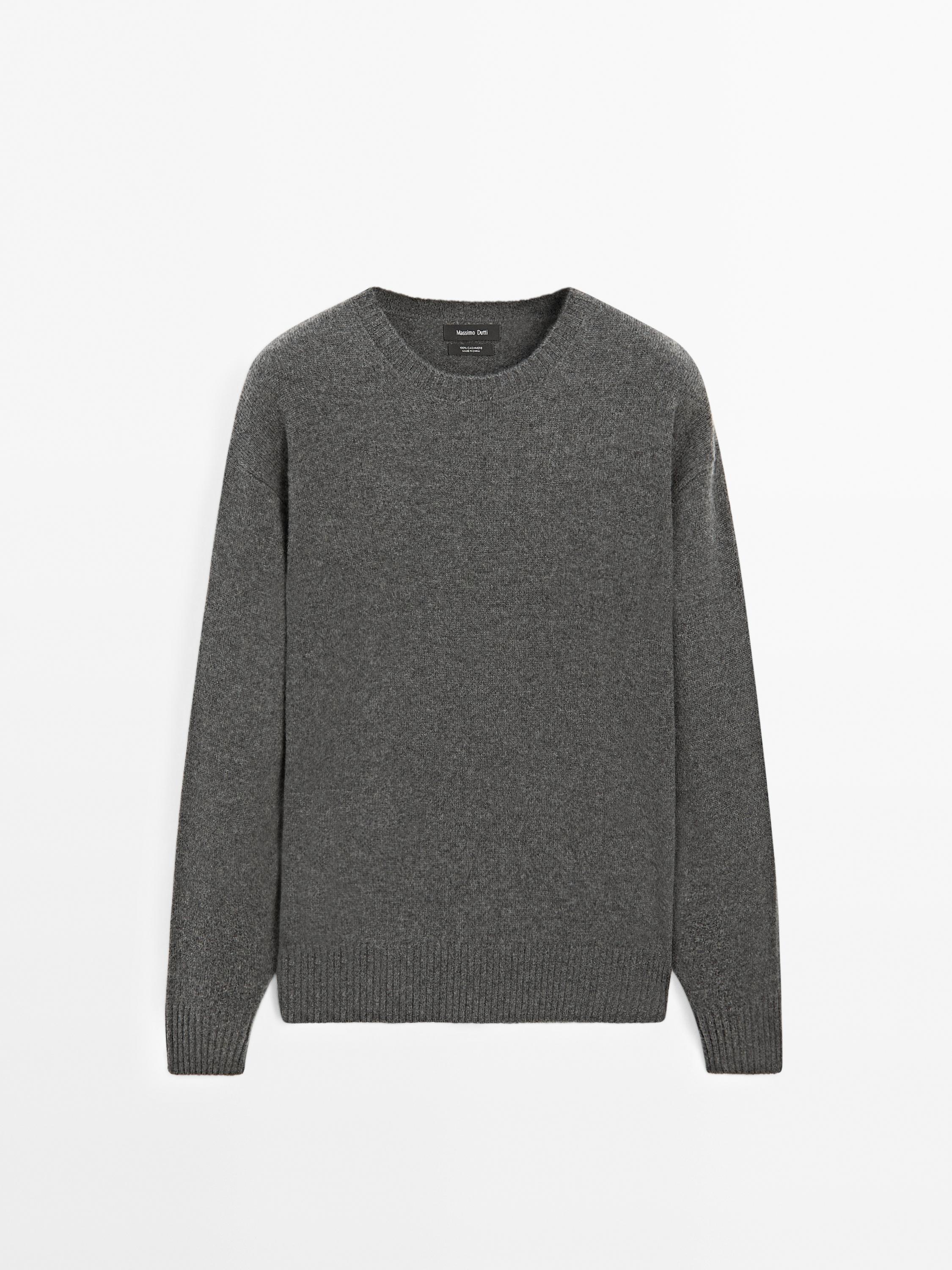 100% cashmere knit sweater