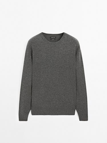 Pull en maille 100 % cachemire - Gris moyen de Zara