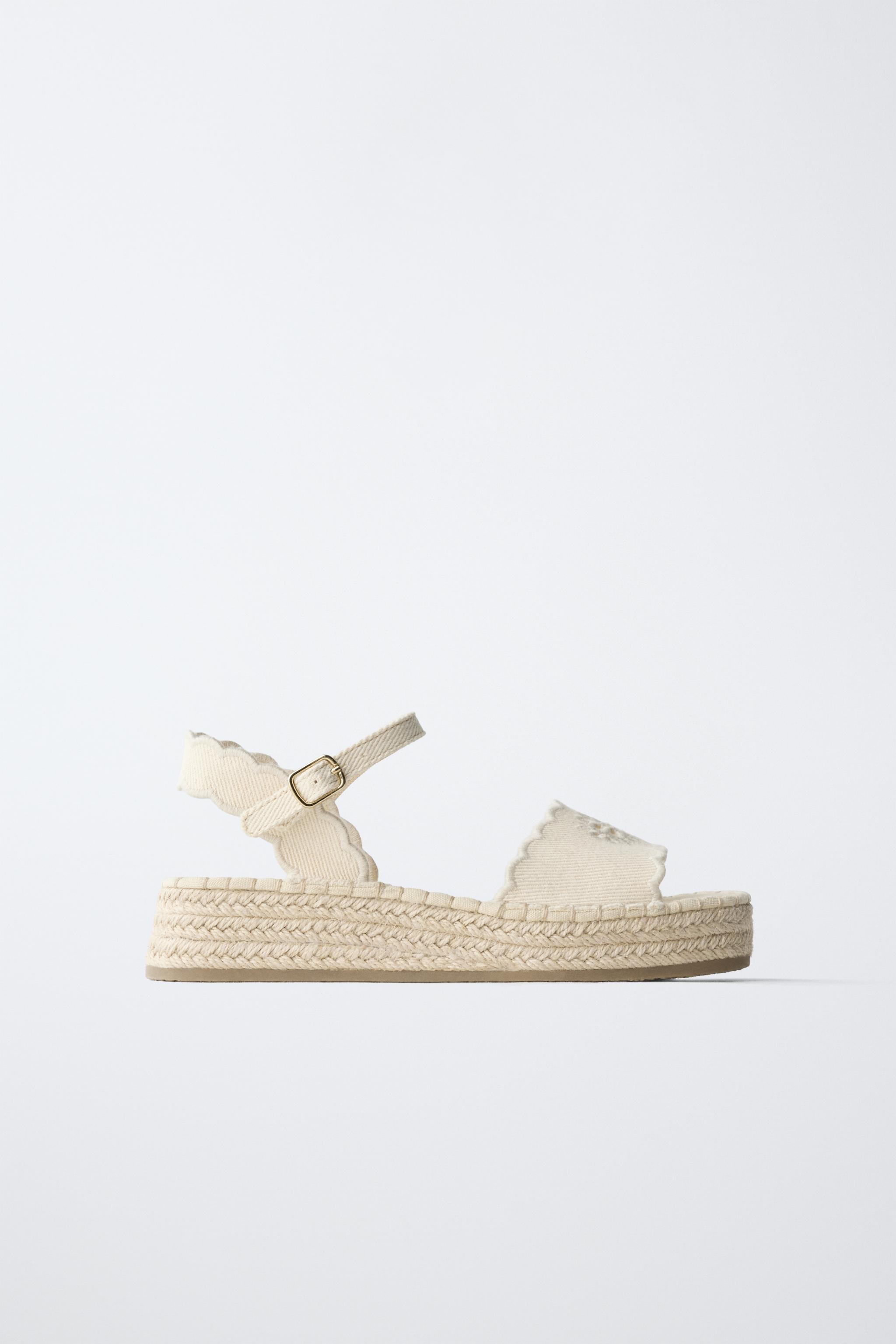Детские сандалии Zara JUTE EFFECT SANDALS