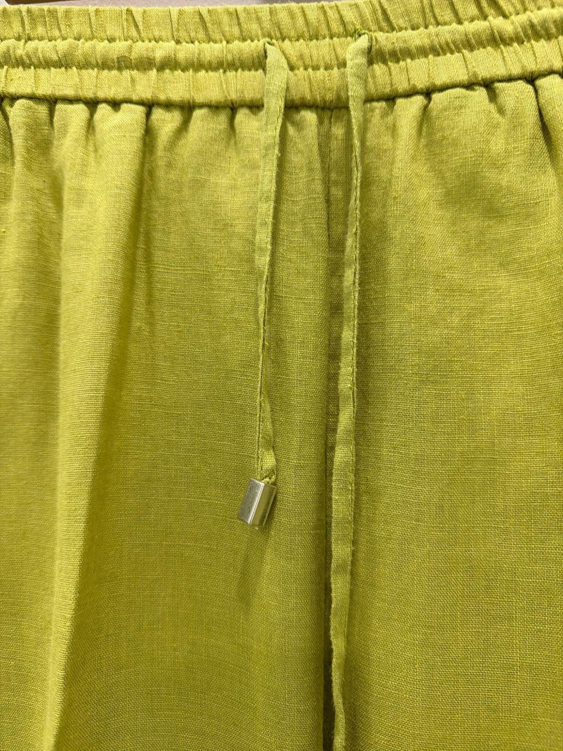 WIDE LEG LINEN PANTS - Image 2