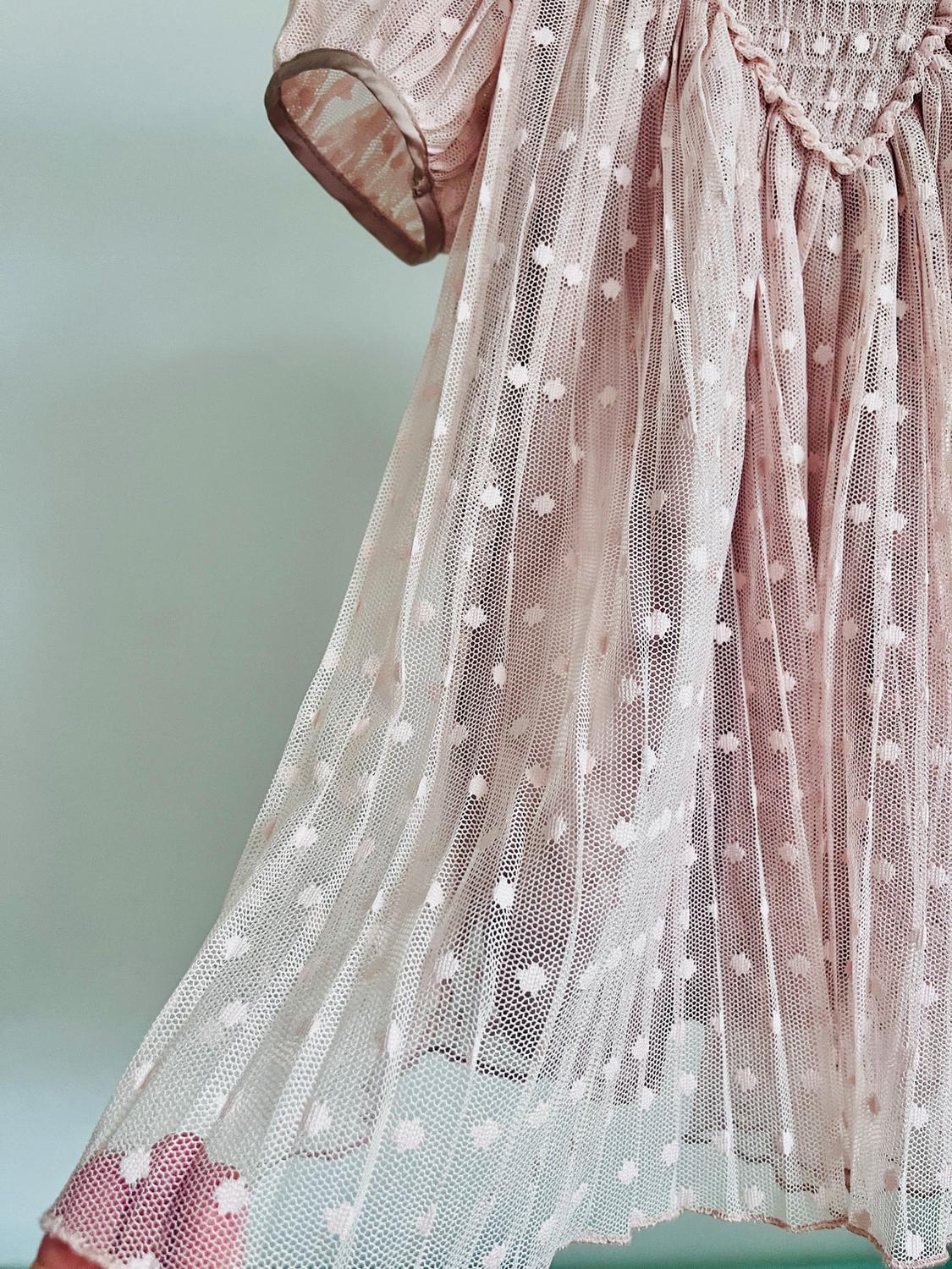POLKA DOT PLEATED TULLE DRESS - Image 6