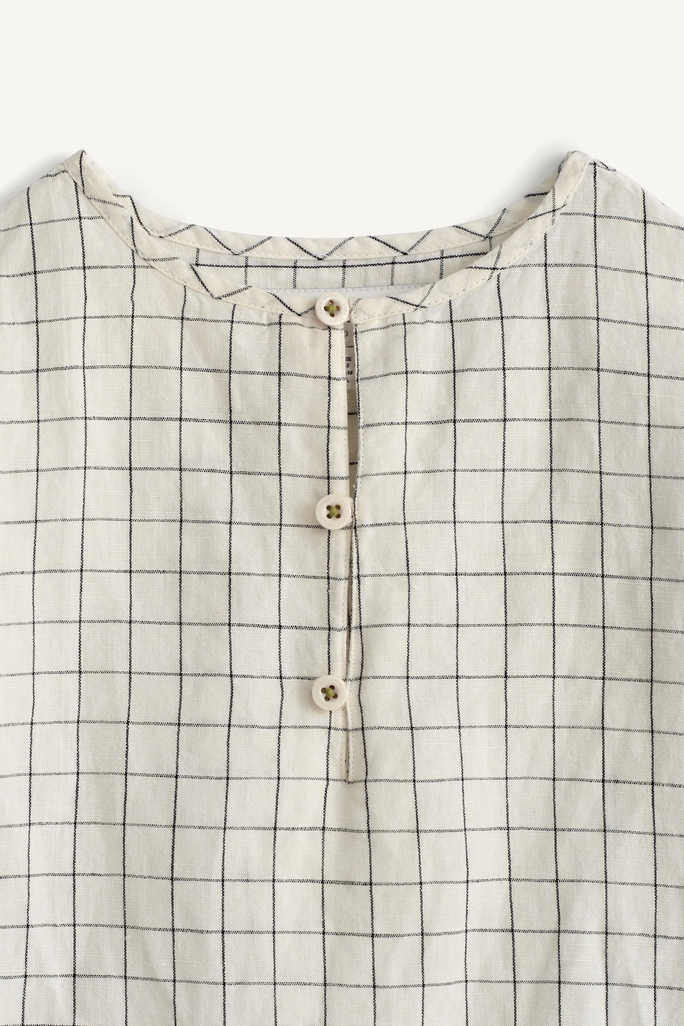 CHEMISE À CARREAUX BRODERIE CONTRASTE ÉDITION LIMITÉE