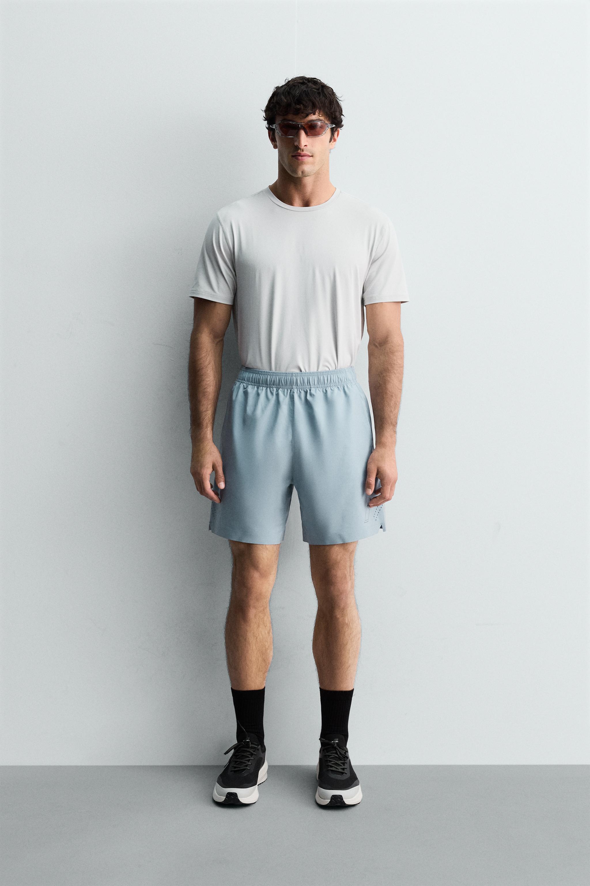9インチ トレーニングショートパンツ - ライトブルー | ZARA Japan / 日本