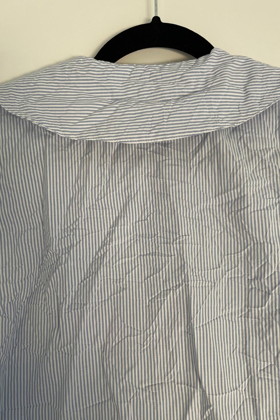 STRIPED PETER PAN COLLAR SHIRT - Image 4