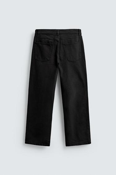 FLARE FIT TROUSERS - Black by Zara - Image 7