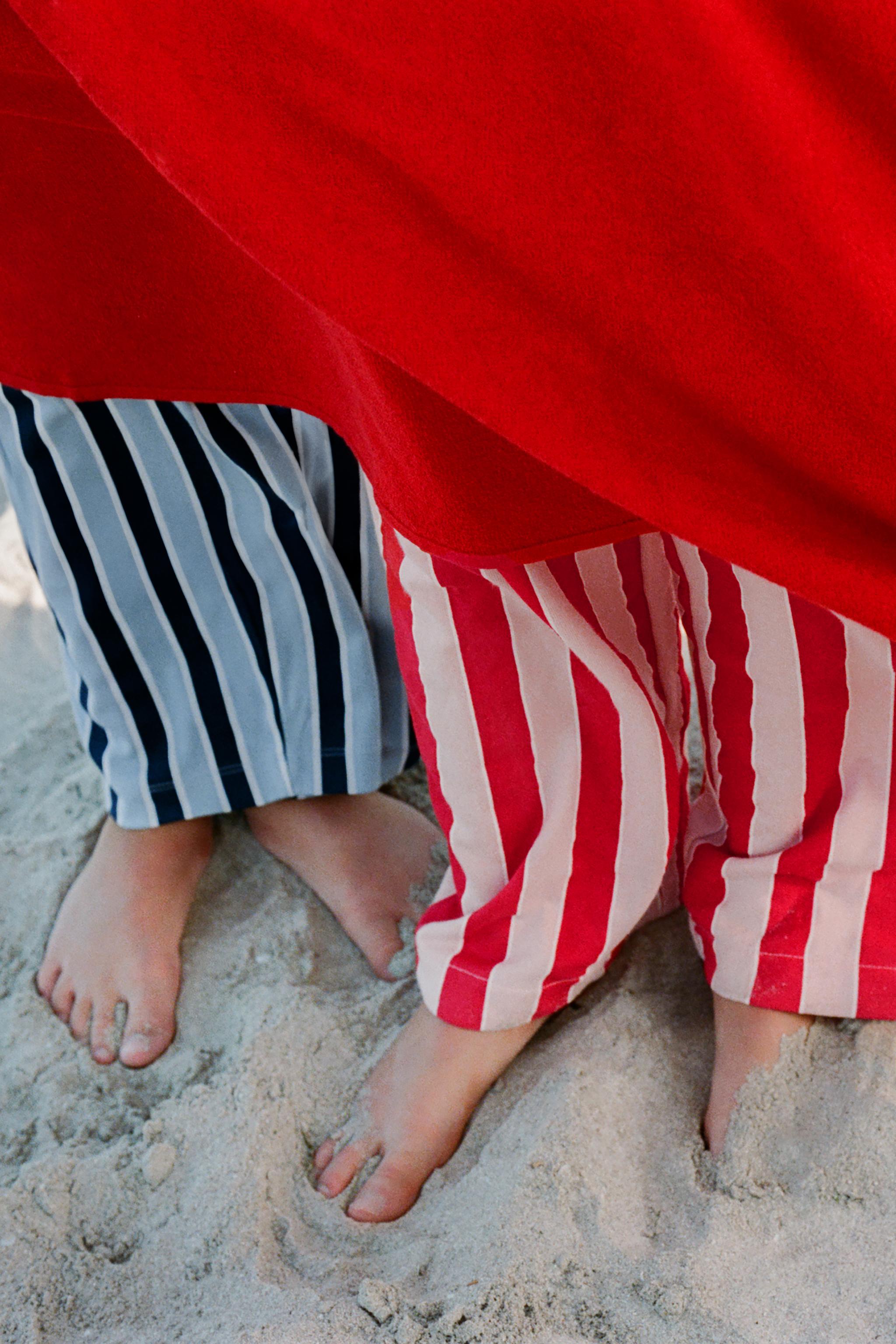 STRIPED RELAXED PANTS