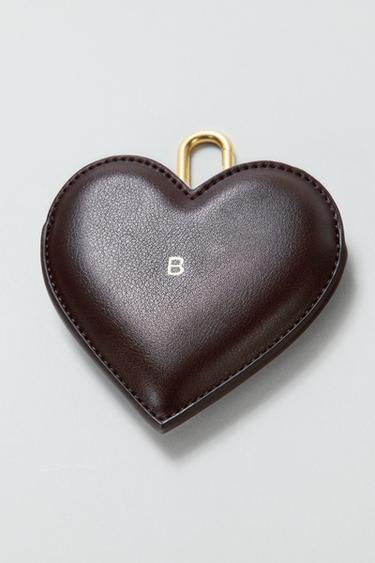 HEART CHARM - Burgundy Red by Zara