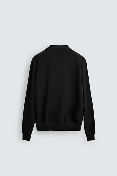TEXTURED CARDIGAN - Black by Zara - Image 7