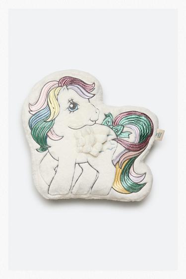 KIDS' MY LITTLE PONY© FAUX FUR CUSHION - Multicoloured by Zara