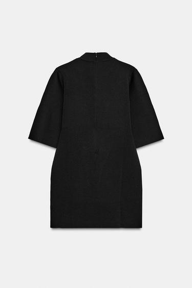 MINIKLEID AUS GLATTEM STRICK - Schwarz von Zara