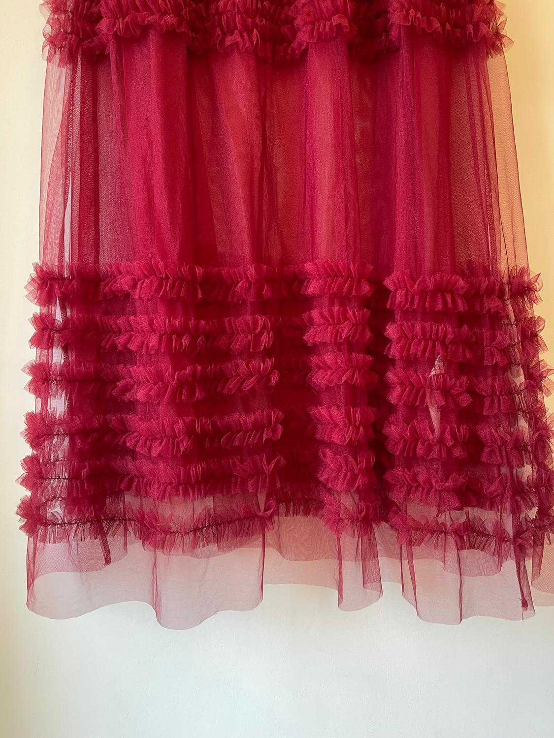 SKIRT WITH TULLE FRILL - Image 3